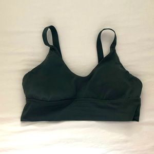 FORREST GREEN SPORTS BRA FROM AERIE